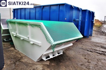 Siatki Sławno - Siatka przykrywająca na kontener - zabezpieczenie przewożonych ładunków dla terenów Sławna